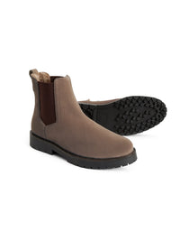 Fairfax & Favor Sheepskin Boudica Deep Taupe Suede
