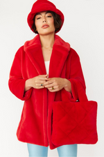 Faux Fur Duchess Coat