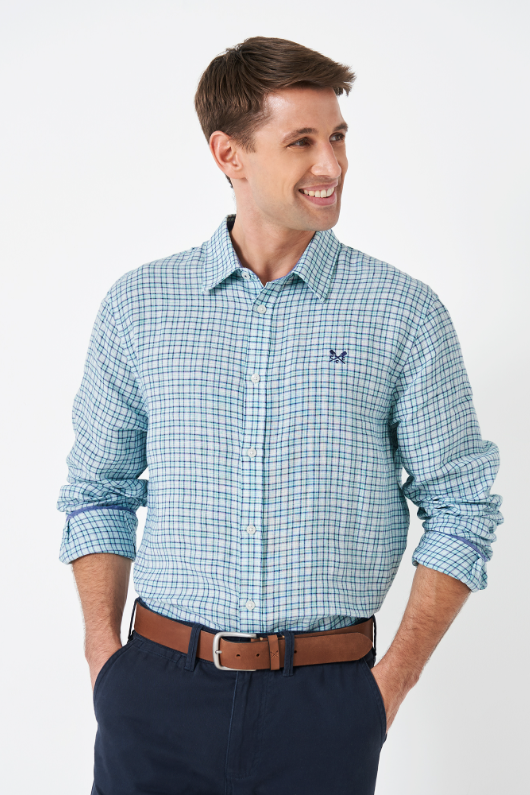 Linen Check Shirt