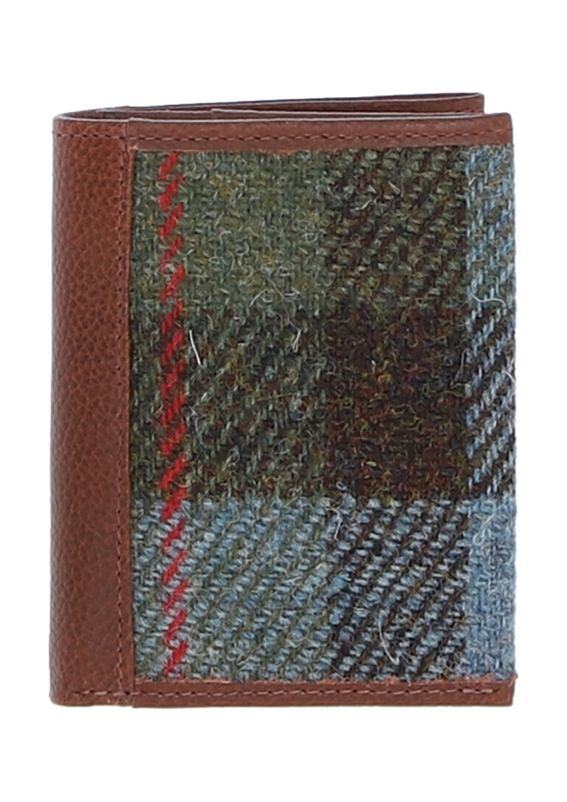 An image of the Ashwood Leather Ashwood Leather x Harris Tweed RFID Secure Wallet
