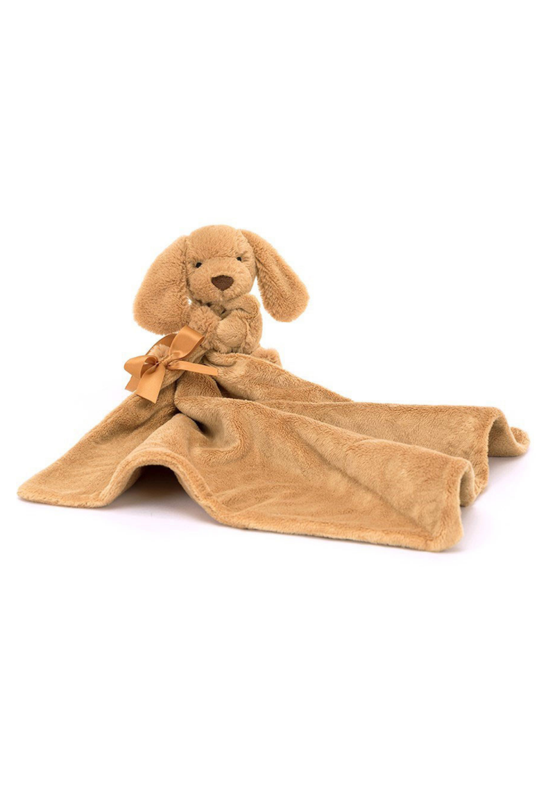 An image of the Jellycat Jellycat Bashful Toffee Puppy Soother