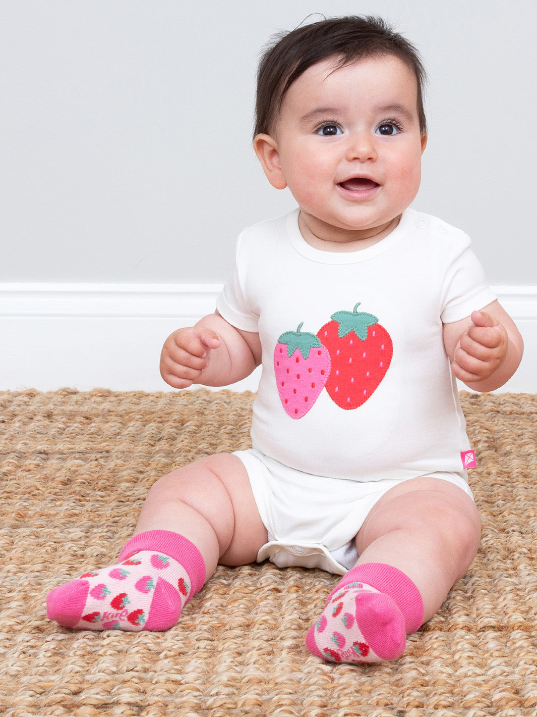 An image of the Kite Berry Dot Socks