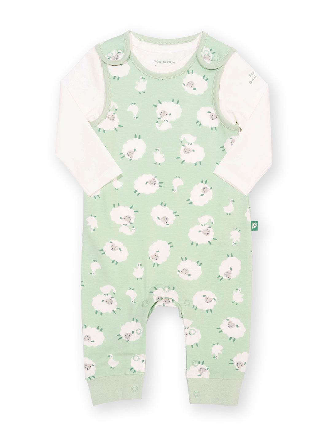 An image of the Kite Baa Baa Quack Dungaree Set