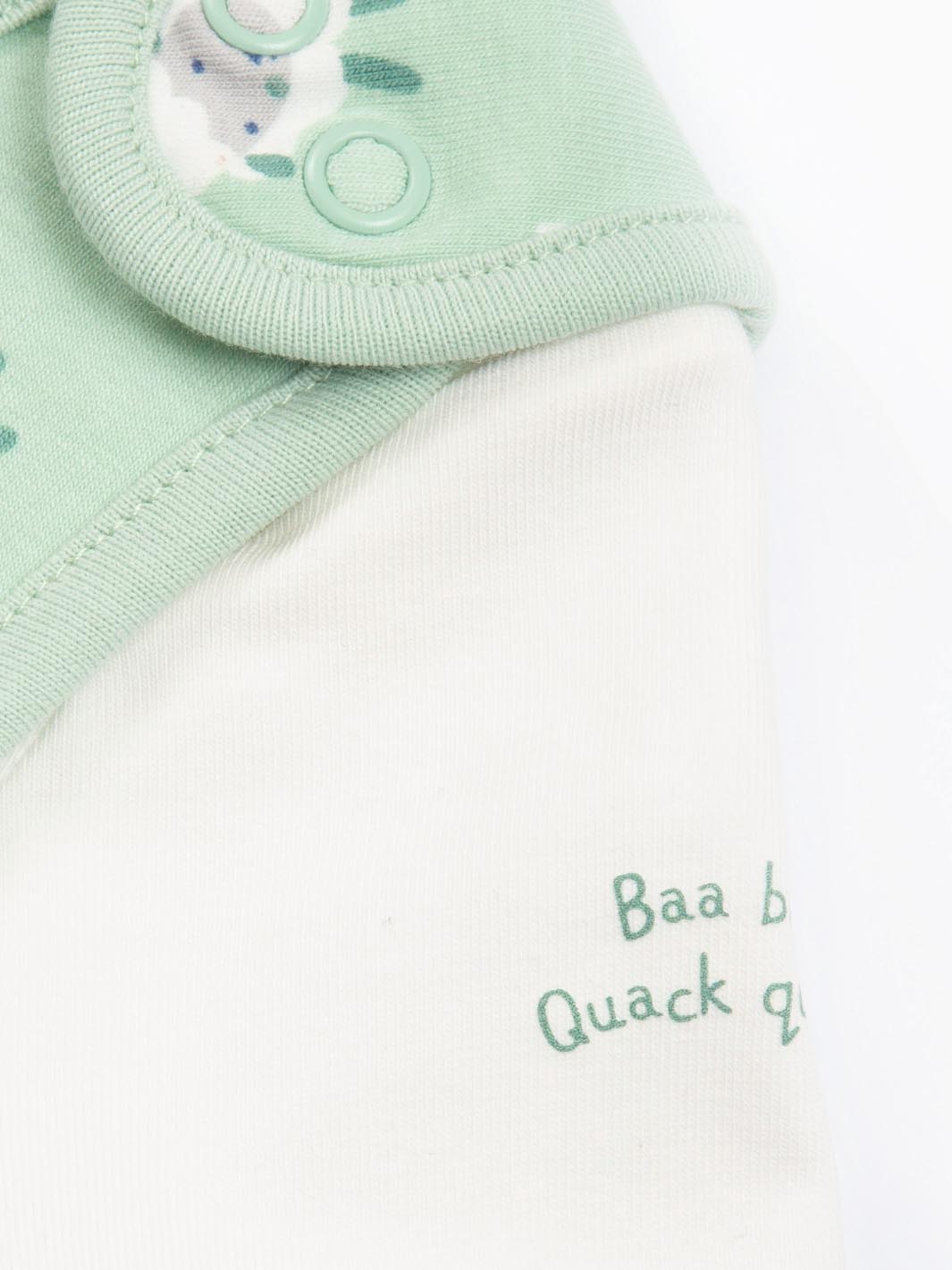 An image of the Kite Baa Baa Quack Dungaree Set