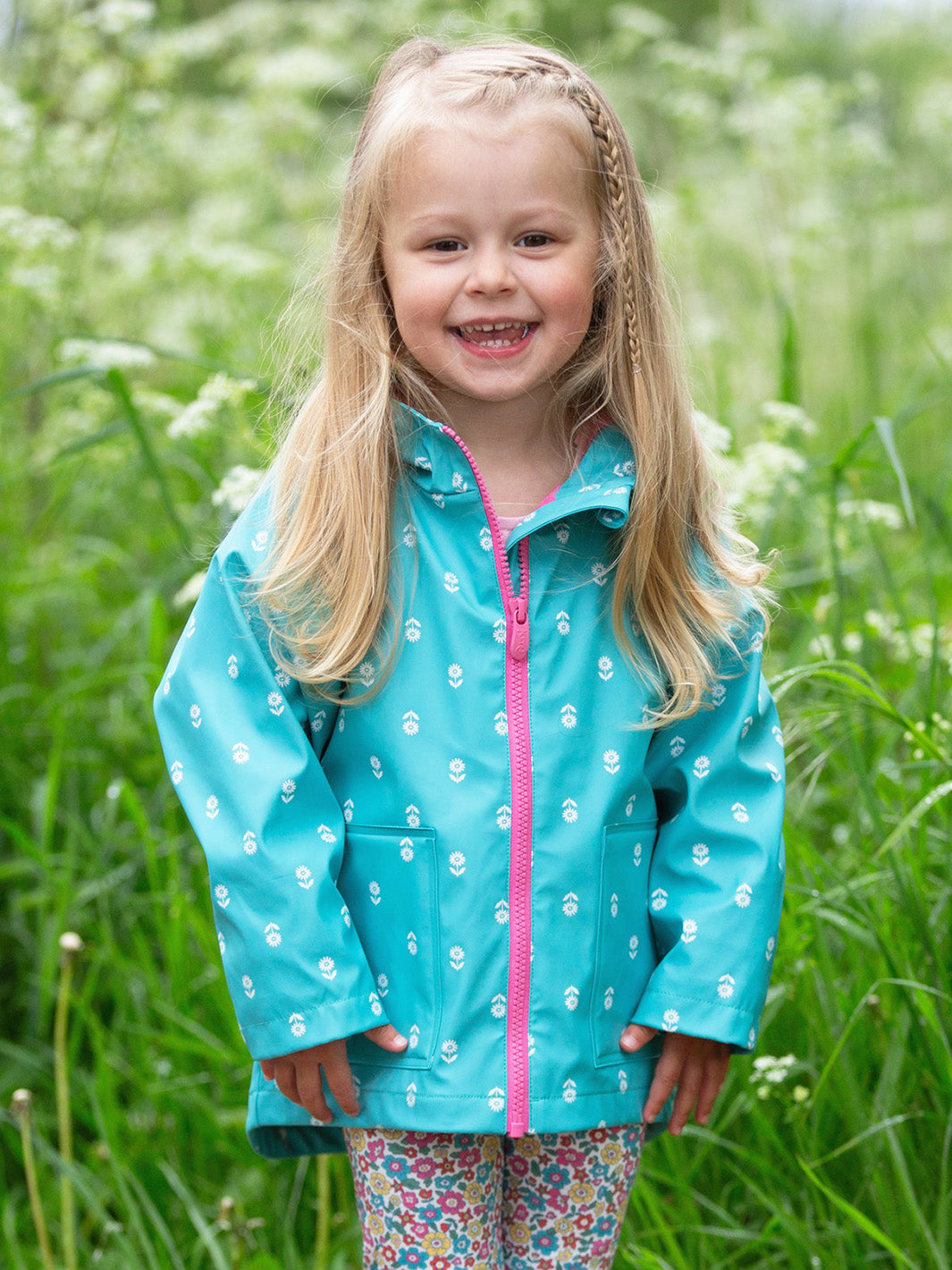 Daisy Dot Splash Coat