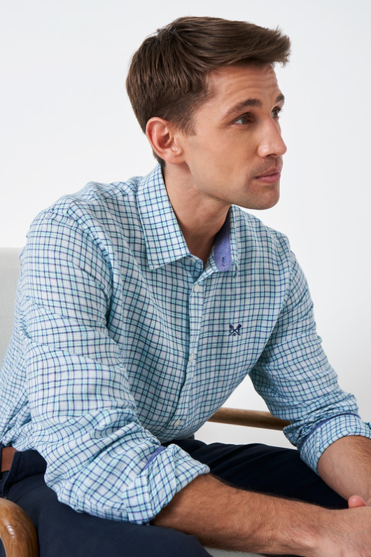 Linen Check Shirt