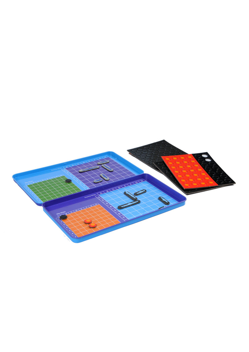 An image of the University Games Battleship Magnetic Travel Game