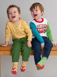 Clever Fox Grippy Socks