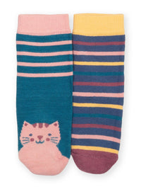 Misty The Cat Grippy Socks