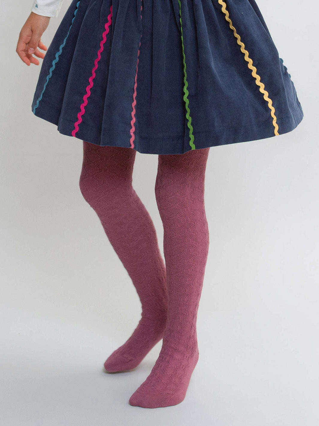Cable Tights Heather