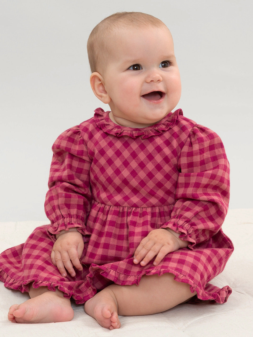 Damson Check Dress And Pants