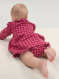 Damson Check Dress And Pants