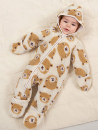 Teddy Fleece Pramsuit