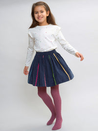 Little Hearts Frill T-Shirt