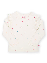 Little Hearts Frill T-Shirt