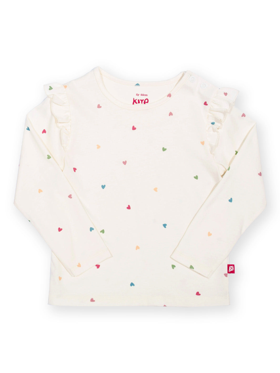 Little Hearts Frill T-Shirt