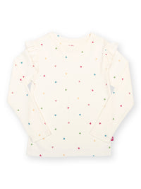 Little Hearts Frill T-Shirt