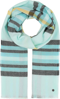 An image of the Fraas Summer Fraas Plaid Scarf