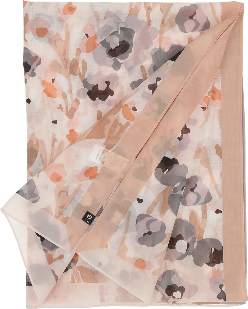 An image of the Fraas Floral Cotton Silk Scarf