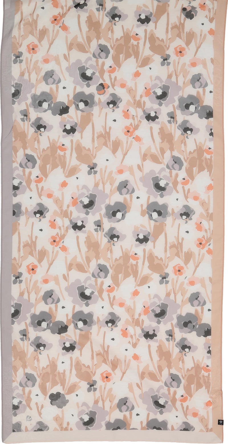 An image of the Fraas Floral Cotton Silk Scarf