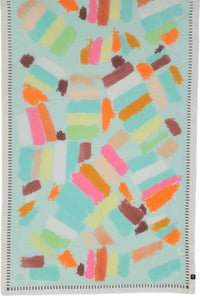 An image of the Fraas Abstract Print Cotton Silk Wrap