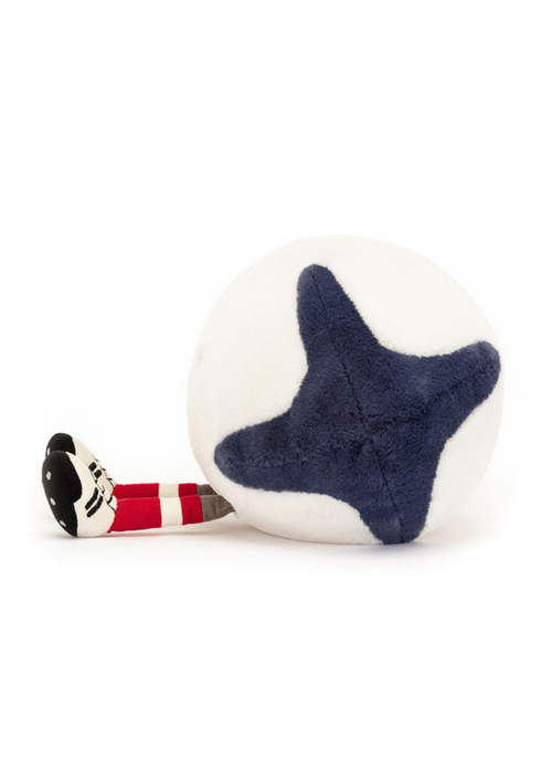 An image of the Jellycat Jellycat Amuseables Sports Rugby Ball