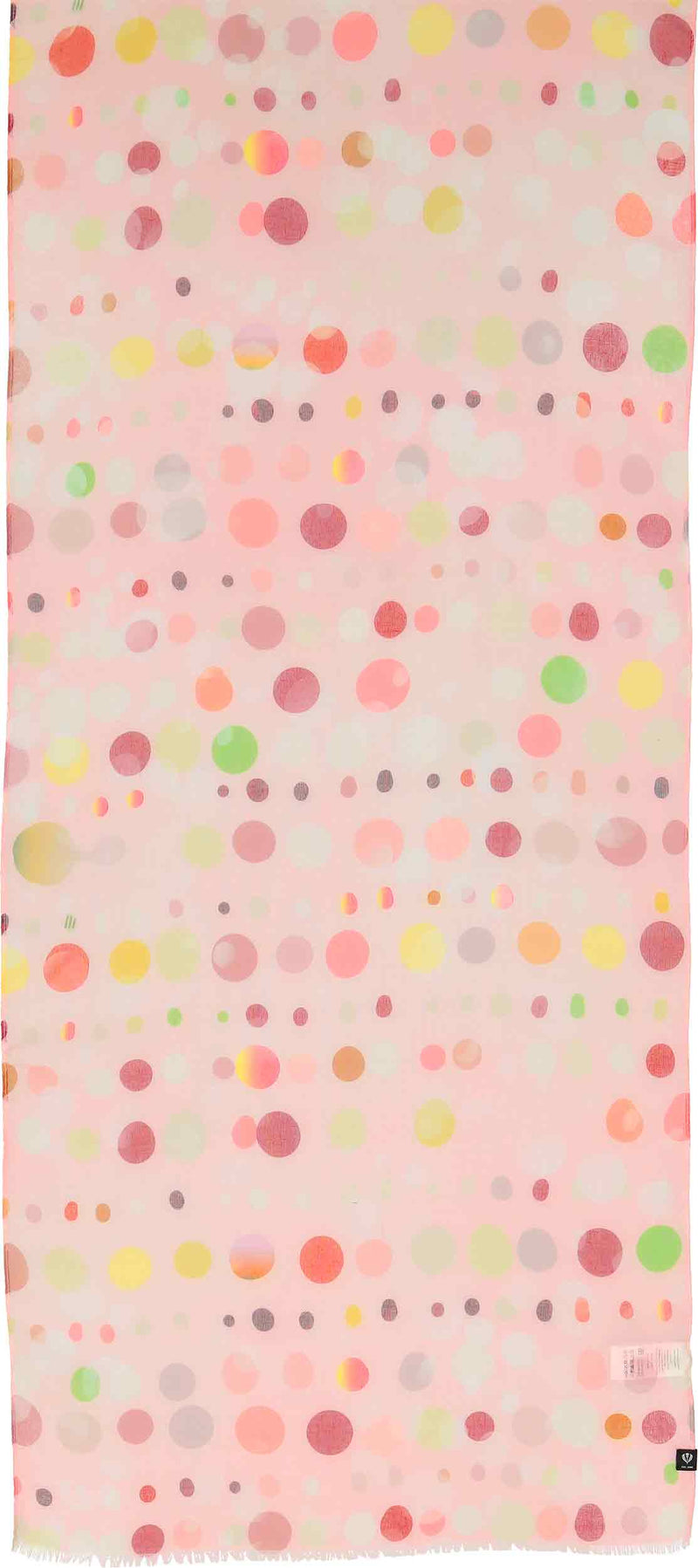 An image of the Fraas Abstarct Polka Dot Recycled Print Scarf