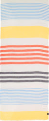 An image of the Fraas Horizontal Stripe Recycled Print Scarf
