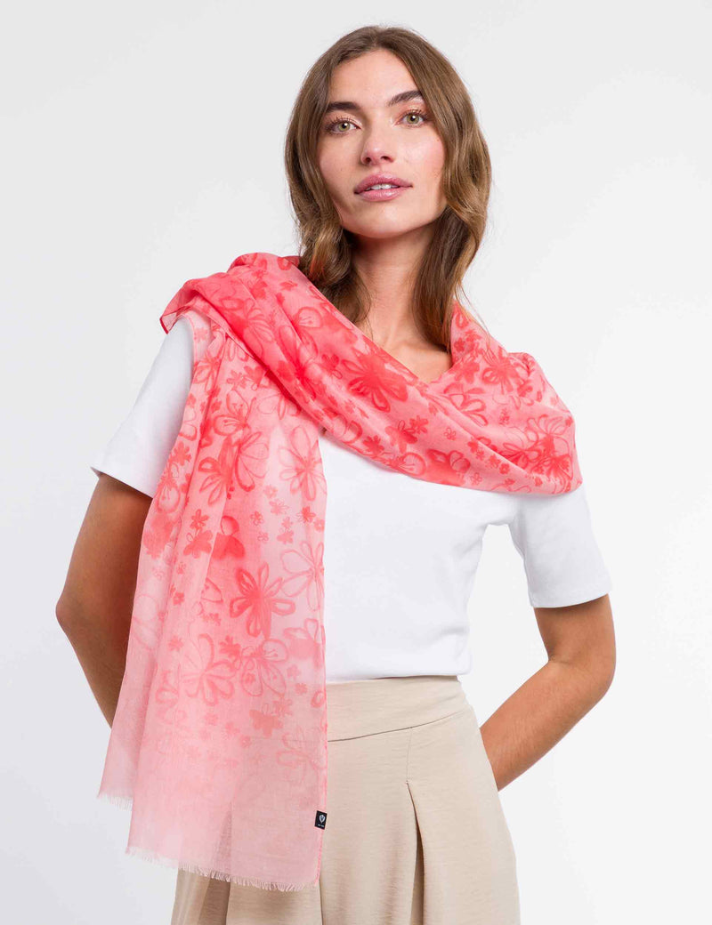An image of the Fraas Scattered Ombre Recycled Print Wrap