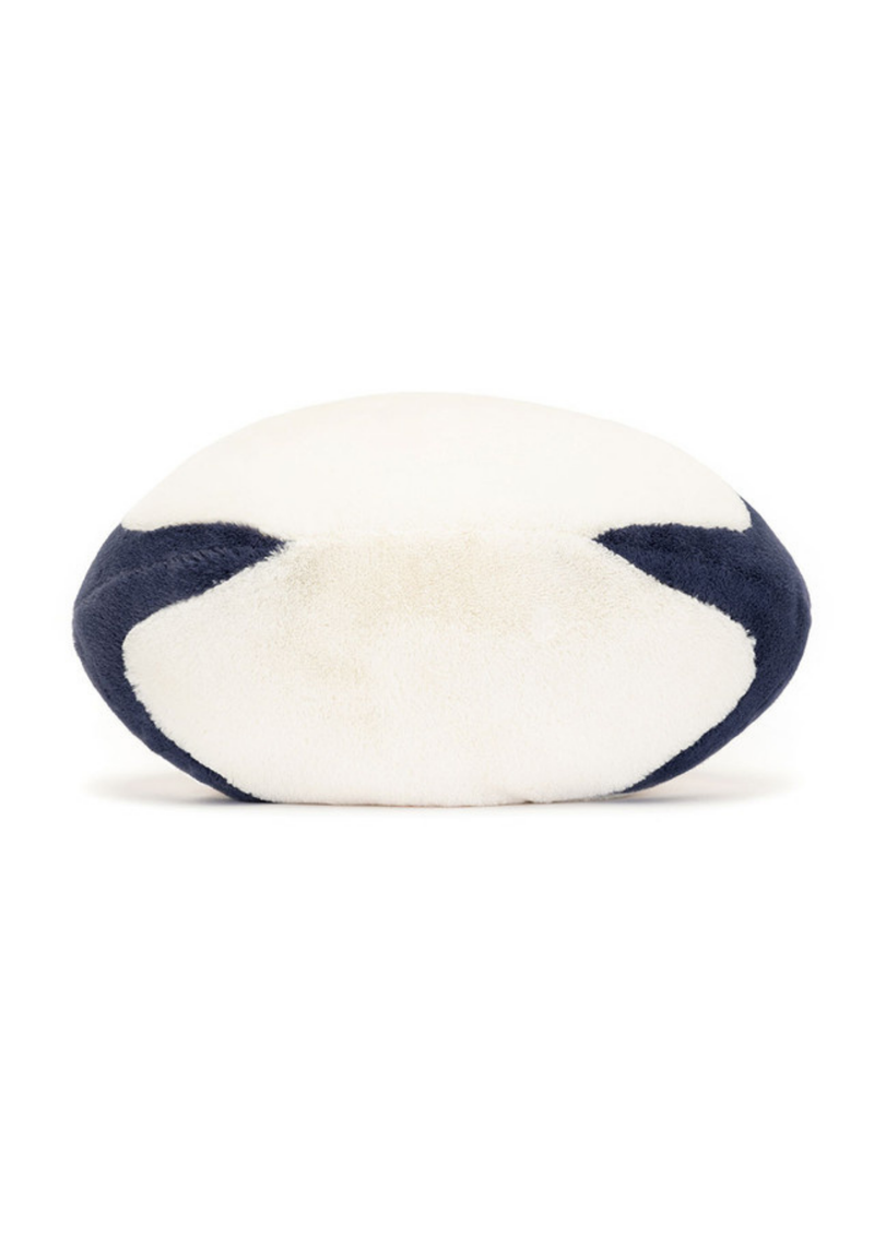 An image of the Jellycat Jellycat Amuseables Sports Rugby Ball