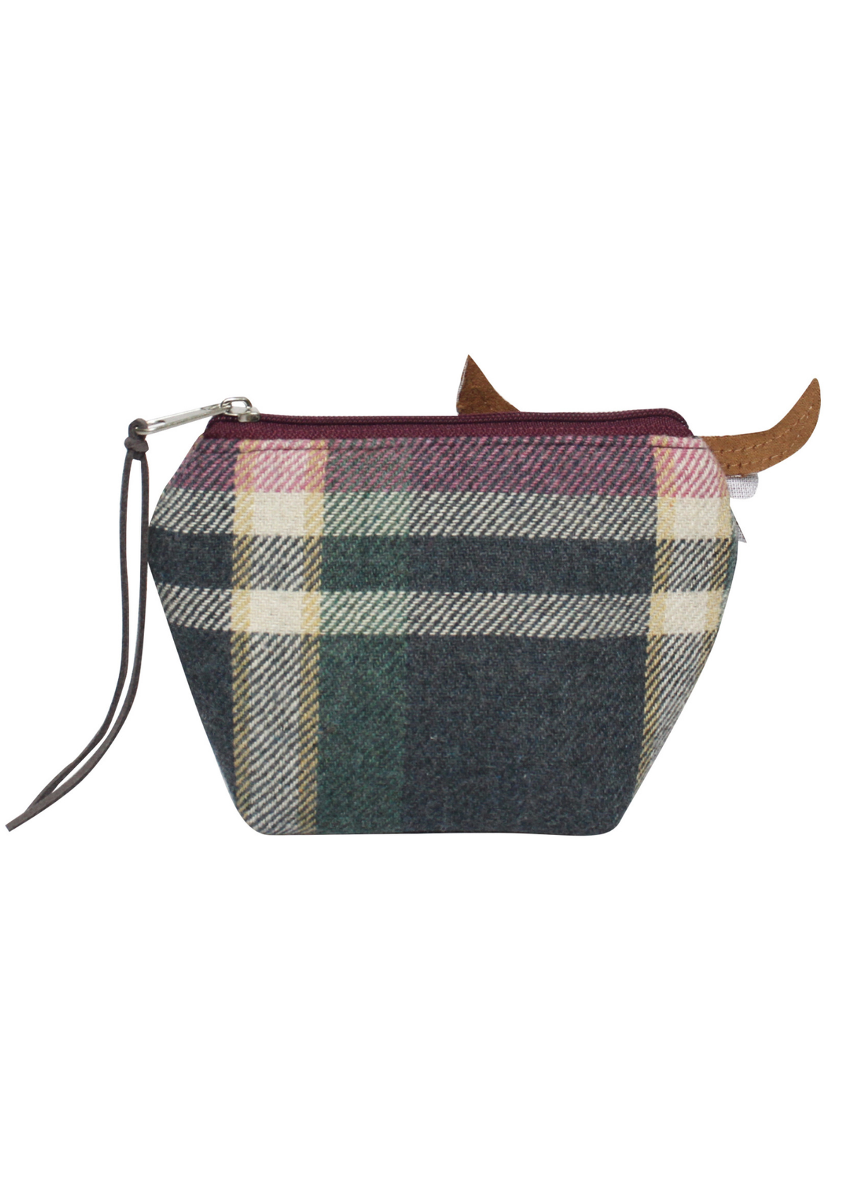 An image of the Earthsquared Tweed Cow Purse