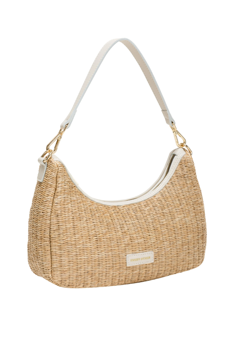 An image of the Every Other Single Strap Curved Top Baguette Bag