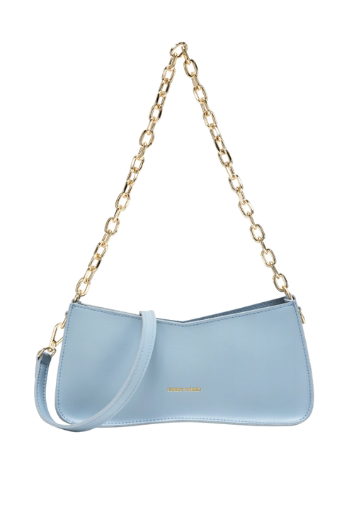 An image of the Every Other Chain Detail Baguette Bag