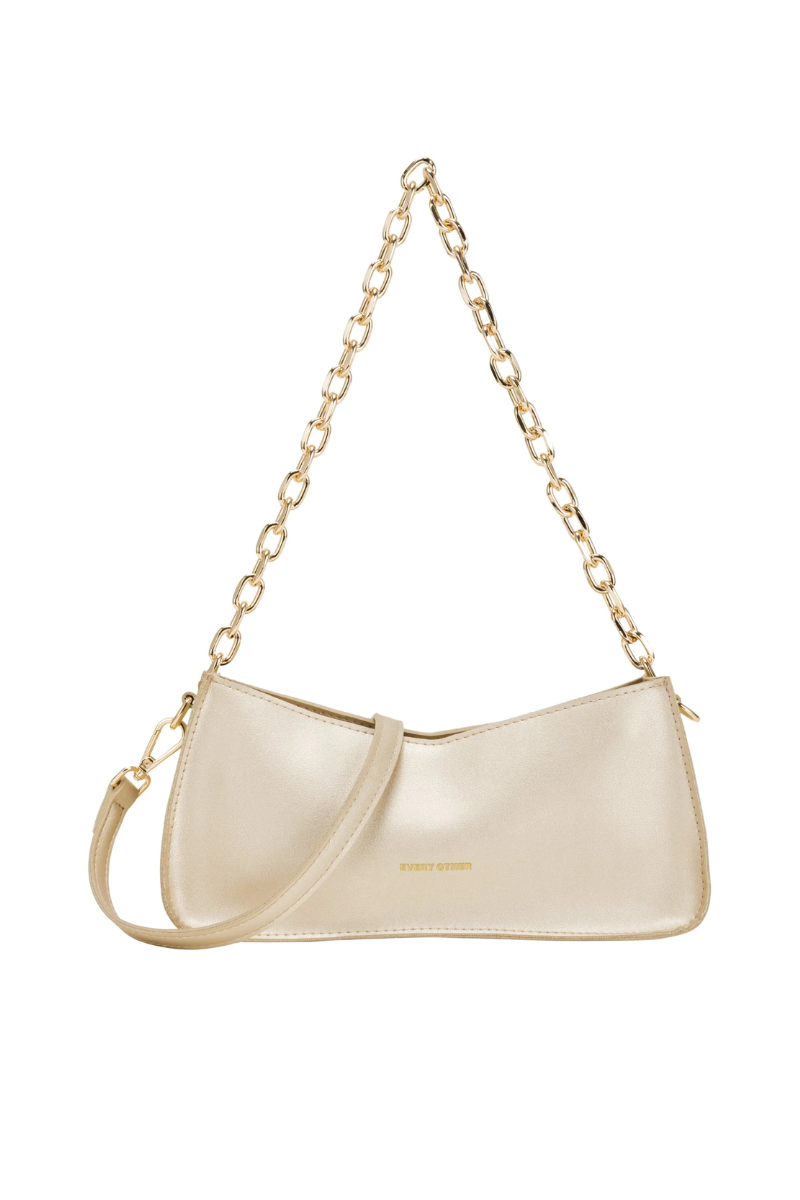 An image of the Every Other Chain Detail Baguette Bag