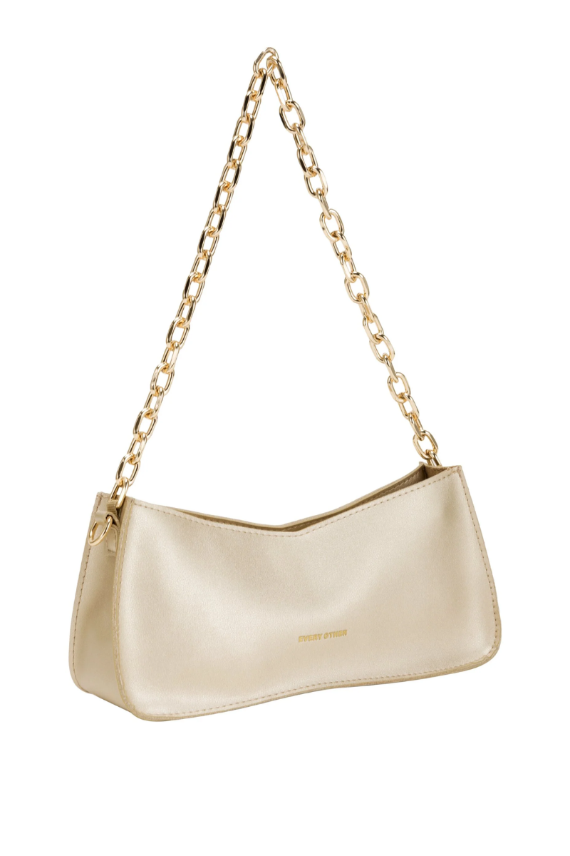 An image of the Every Other Chain Detail Baguette Bag