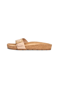 Classic Cork Sandal Pearl Leather