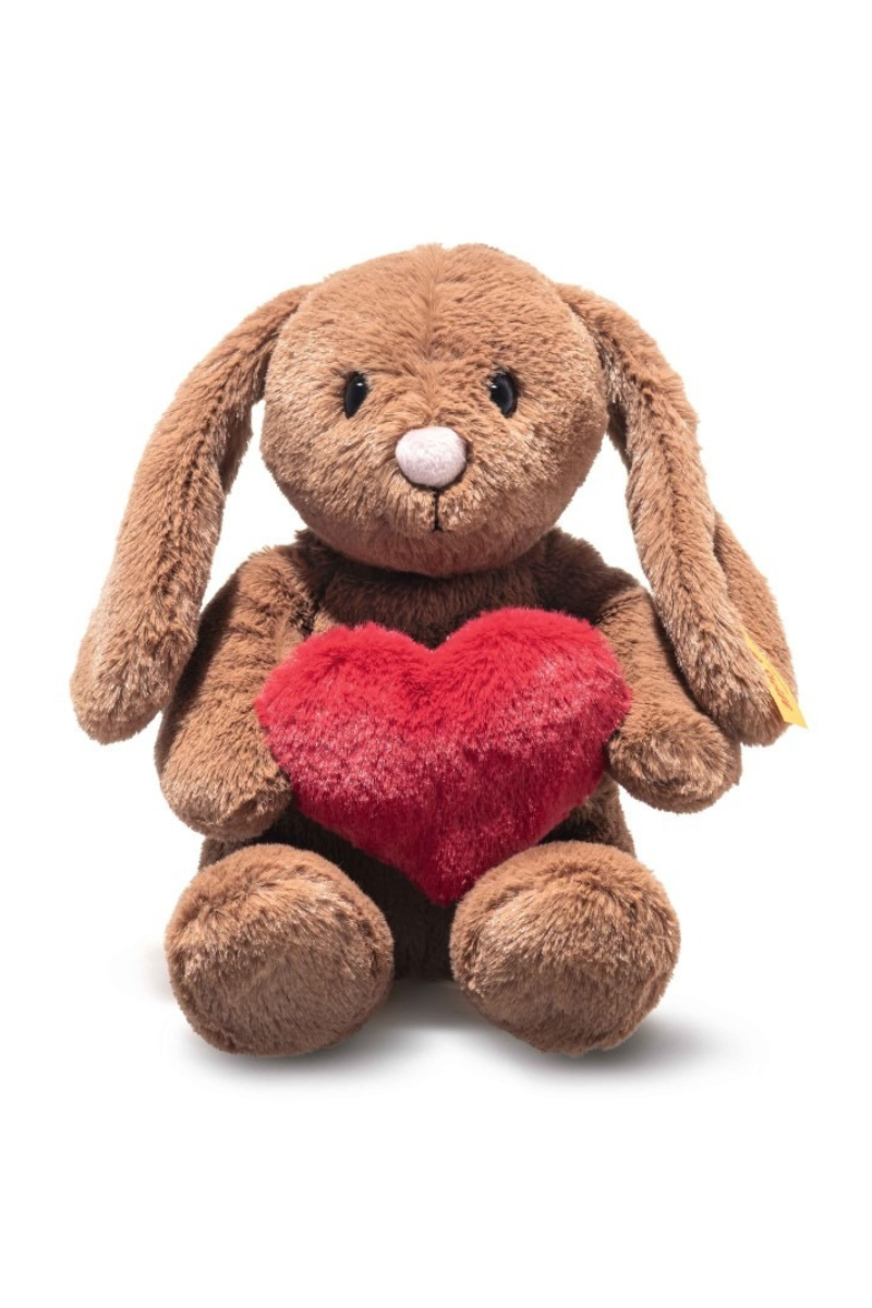 An image of the Steiff Hoppie Rabbit Love