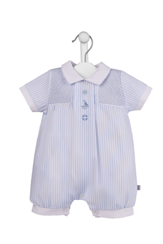 An image of the Dandelion Pique Nautical Romper