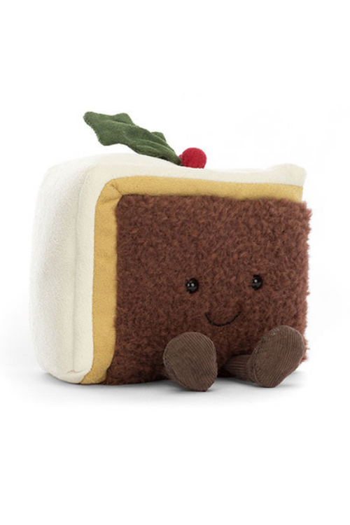 An image of the Jellycat Jellycat Amuseables Slice of Christmas Cake