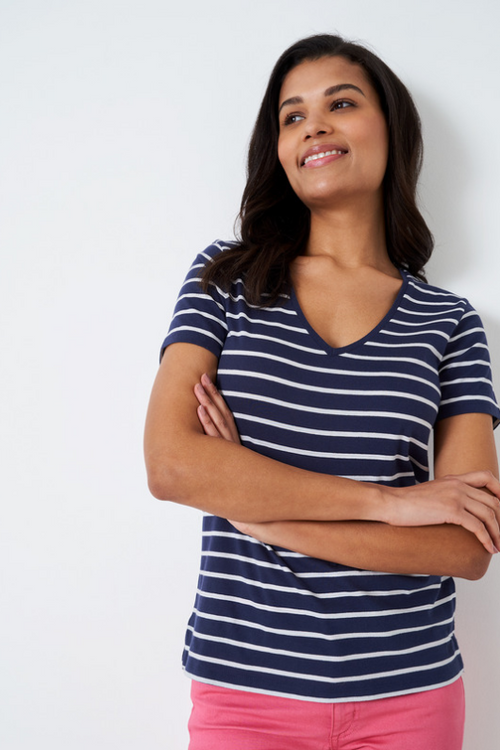 Breton V Neck T-Shirt