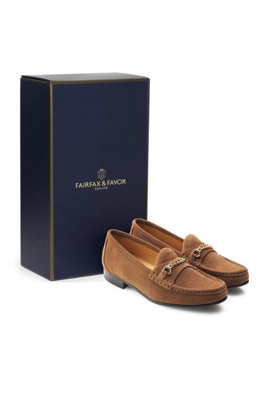 An image of the Fairfax & Favor Fairfax & Favor Apsley Suede Loafer