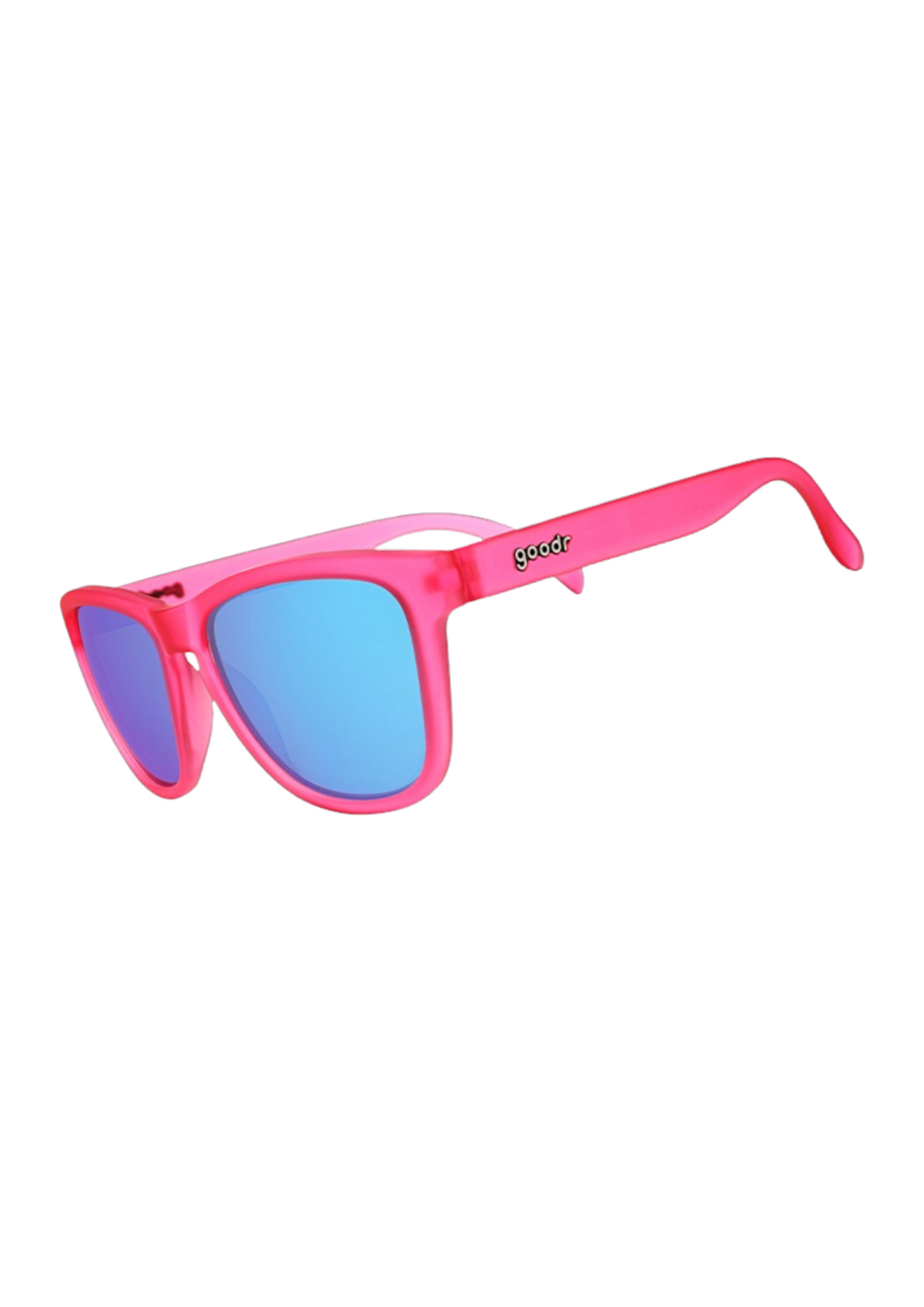 An image of the goodr Sunglasses Flamingos on a Booze Cruise Sunglasses