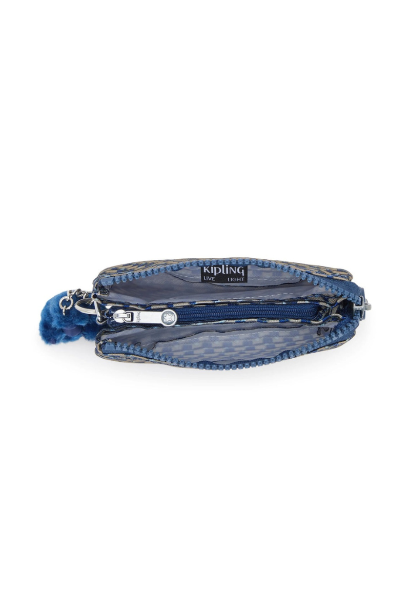 An image of the Kipling Creativity S Purse - Blue on Wire