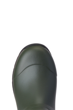 An image of the Ariat Burford Insulated Zip Rubber Boot in the colour Olive.