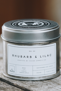 An image of the Cairn Candle Tin Candle