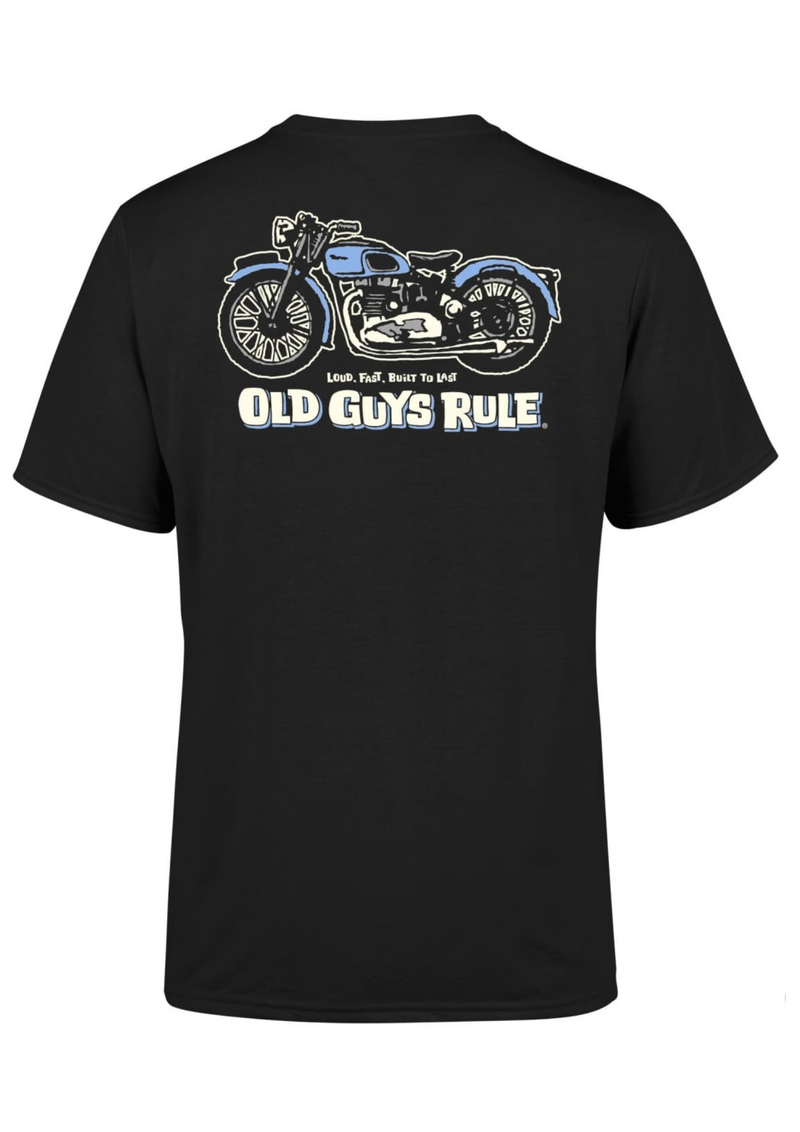An image of the Old Guys Rule Triumph T-Shirt