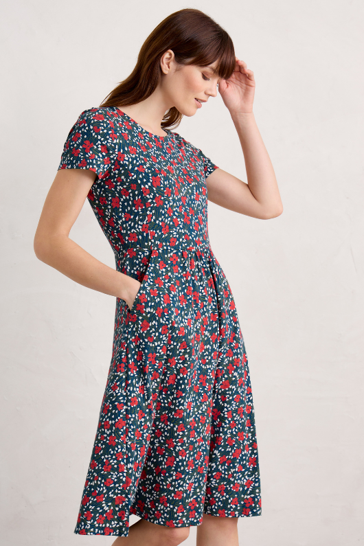 An image of the Seasalt April Short Sleeve Dress
