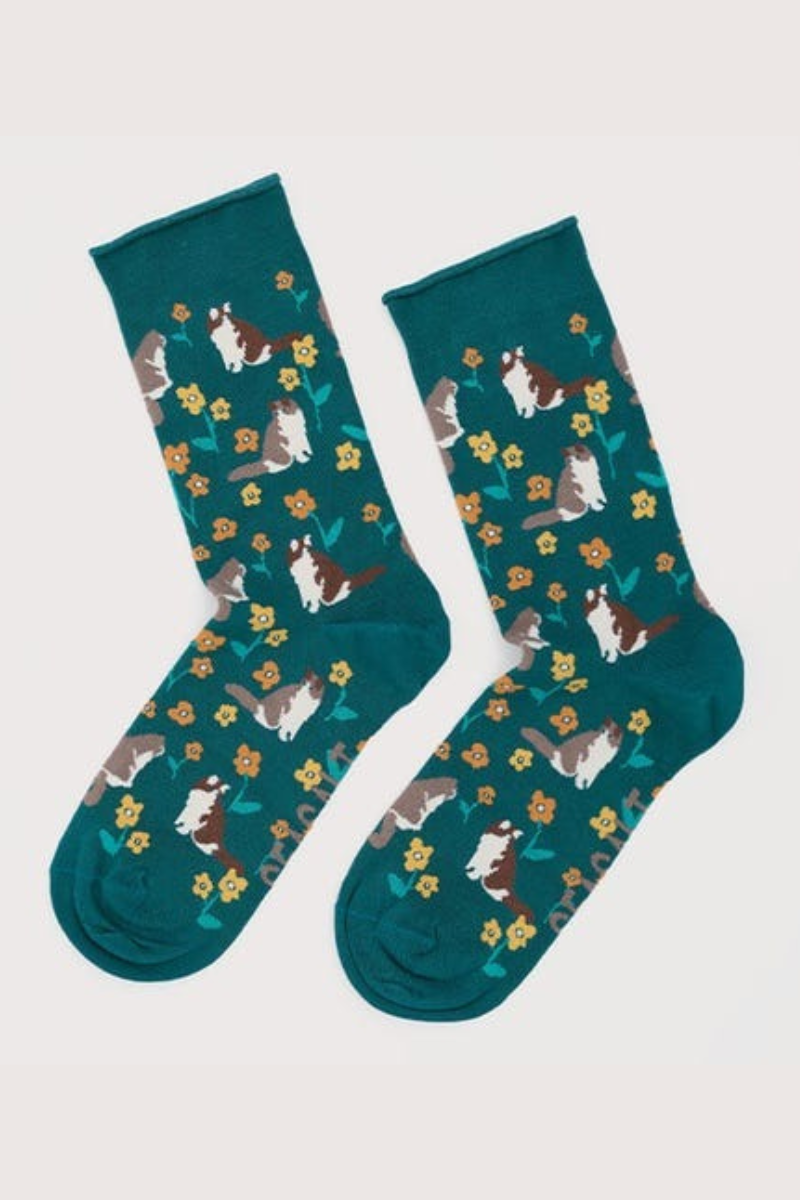 An image of the Seasalt Women's Bamboo Arty Socks