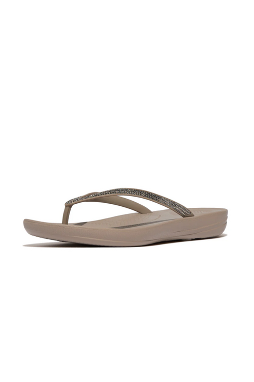 An image of the Fitflop Iqushion Ombre Sparkle Flip-Flops