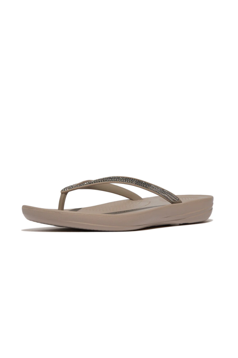 An image of the Fitflop Iqushion Ombre Sparkle Flip-Flops